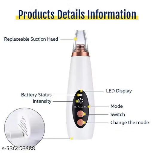 DermaGlow™ Pore Vacuum 6-in-1 Pore Vacuum | Professional Blackhead & Acne Remover