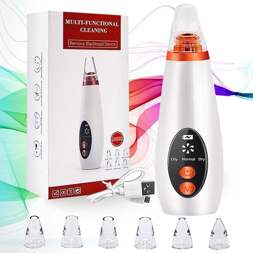 DermaGlow™ Pore Vacuum 6-in-1 Pore Vacuum | Professional Blackhead & Acne Remover