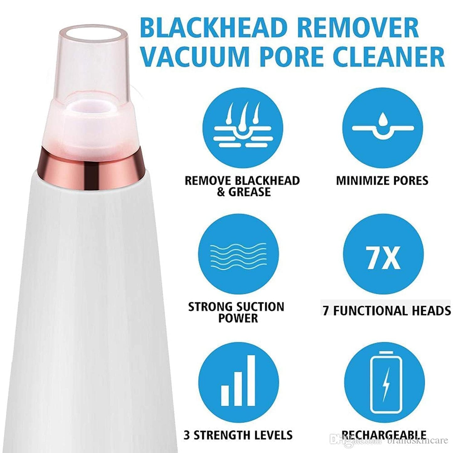 DermaGlow™ Pore Vacuum 6-in-1 Pore Vacuum | Professional Blackhead & Acne Remover