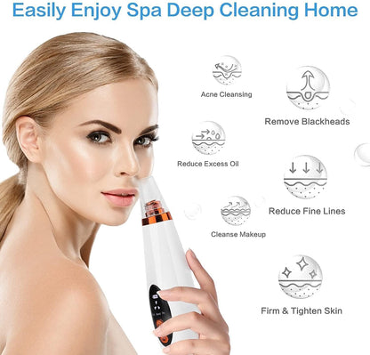 DermaGlow™ Pore Vacuum 6-in-1 Pore Vacuum | Professional Blackhead & Acne Remover