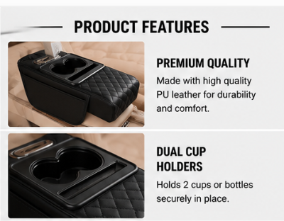 Premium Car Armrest Cover
