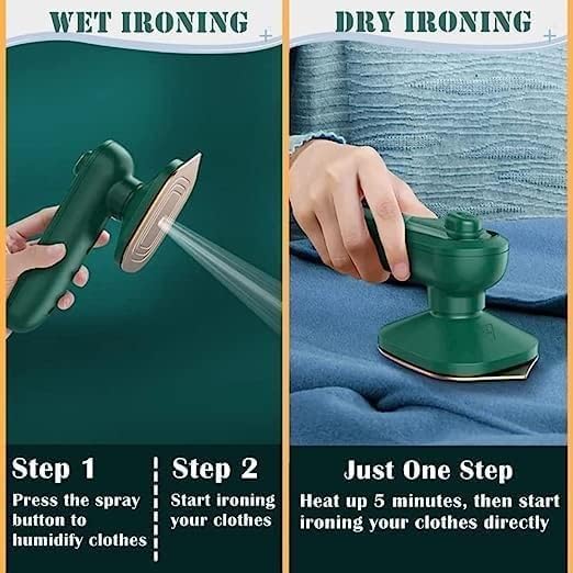 Handheld Garment Steamer for Home & Office, Fast Heat Mini Iron