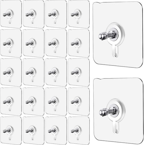 GripNest™ Premium No-Drill Wall Hooks (Pack of 30)